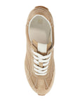 Toteme - Sneakers In Recycled Polyamide Sand With Suede Finish