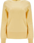 Toteme - Soft Yellow Cashmere Sweater Crew Neck