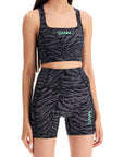 Ganni - Sporty Animal Print Top