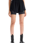 Ganni - Sporty Mesh Shorts For Active