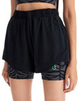 Ganni - Sporty Mesh Shorts For Active