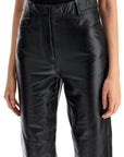 Toteme - Straight Leather Pants For Men