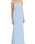 Roland Mouret - Strapless Satin Crepe Dress Without