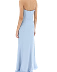 Roland Mouret - Strapless Satin Crepe Dress Without