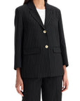 Ganni - Striped Boxy Blazer