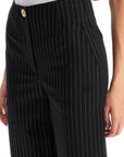 Ganni - Striped Tapered Trousers