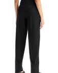 Ganni - Striped Tapered Trousers