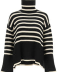 Toteme - Striped Wool Cotton Turtleneck