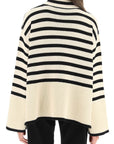 Toteme - Striped Wool Cotton Turtleneck