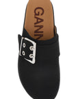 Ganni - Suede-Like Faux Leather M