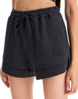 Ganni - Sweatshirt Fabric Shorts