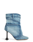 Loewe - Toy Ankle Boots In Washed Denim