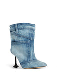 Loewe - Toy Ankle Boots In Washed Denim