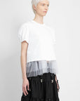 Noir Kei Ninomiya - Tulle Short Sleeves T-Shirt