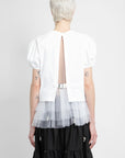 Noir Kei Ninomiya - Tulle Short Sleeves T-Shirt