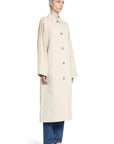 Toteme - Tumbled Cotton Silk Trench Coat