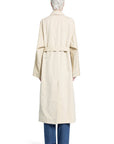 Toteme - Tumbled Cotton Silk Trench Coat