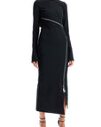 The Attico - Twisted Zip Midi Dress With