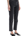 Toteme - Washed Grey Organic Cotton Jeans With Twisted Seams