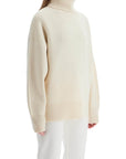 Toteme - White Snow Wool And Cashmere Turtleneck For Women