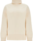 Toteme - White Snow Wool And Cashmere Turtleneck For Women