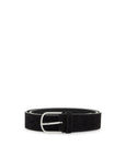 Toteme - Wide Suede Leather Belt With Large Buckle