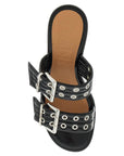 Ganni - "Women'S Patent Buckle M