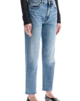 Toteme - Worn Blue Organic Cotton Jeans With Twisted Seams